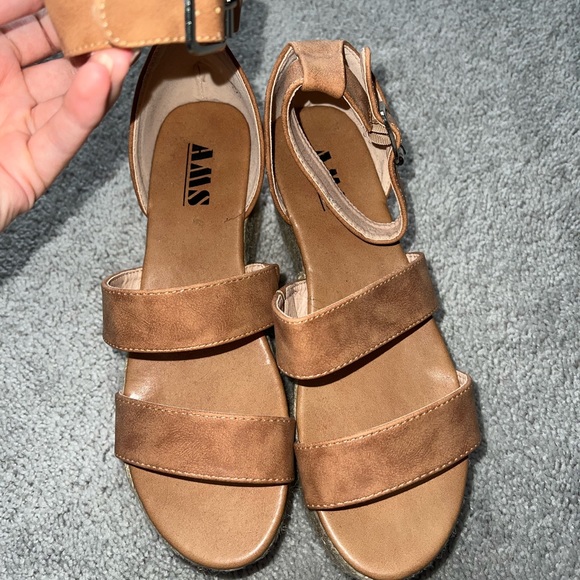 Brown Espadrille Sandals - Picture 3 of 6